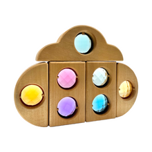 Load image into Gallery viewer, **Pre-order (Ships in 2-3 Weeks)**12 Pcs Rainbow Fairytale Window Blocks with Storage Tray