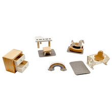 Load image into Gallery viewer, **Pre-order (Ships in 1-2 Weeks)**Wooden Dollhouse Furniture Toy Pretend Play Set