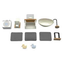 Load image into Gallery viewer, **Pre-order (Ships in 1-2 Weeks)**Wooden Dollhouse Furniture Toy Pretend Play Set