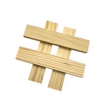 Load image into Gallery viewer, **Pre-order (Ships in 2-3 Weeks)**120 Pcs Natural Wooden Building Planks Set