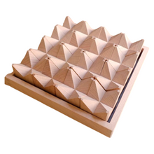 Load image into Gallery viewer, **Pre-order (Ships in 2-3 Weeks)**16 Pcs Natural Wooden Construction Puzzle Toy with Storage Tray