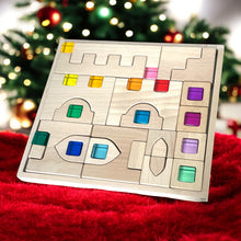 Load image into Gallery viewer, Natural Wooden Architectural Building Blocks – 21 or 26 Piece Set