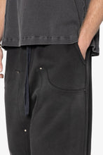 Load image into Gallery viewer, West Double Knee Sweatpants - Washed Black