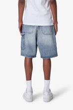 Load image into Gallery viewer, Western Jewel Denim Shorts - Blue