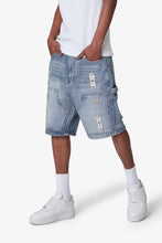 Load image into Gallery viewer, Western Jewel Denim Shorts - Blue