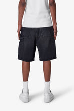 Load image into Gallery viewer, Western Jewel Denim Shorts - Washed Black