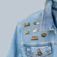 Load image into Gallery viewer, Where You Go I Go - Where You Stay I Stay Enamel Pin in Tandem Bike