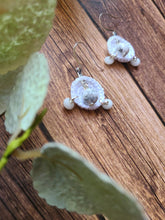 Load image into Gallery viewer, White Stone Earrings