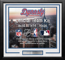 Load image into Gallery viewer, Los Angeles Rams Custom NFL Football 11x14 Picture Frame Kit (Multiple Colors)