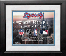 Load image into Gallery viewer, Los Angeles Chargers Custom NFL Football 8x10 Picture Frame Kit (Multiple Colors)