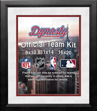 Load image into Gallery viewer, NHL Hockey Photo Picture Frame Kit - Detroit Red Wings (White Matting, Red Trim)