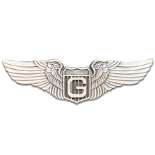 Load image into Gallery viewer, GL16-002 WW2 AAF Glider Pilot Wings pin replica collectible aviation aviator 3 inch