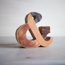Load image into Gallery viewer, Reclaimed Wooden Letters