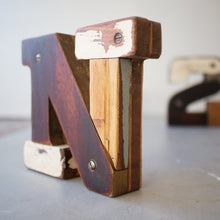 Load image into Gallery viewer, Reclaimed Wooden Letters