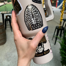 Load image into Gallery viewer, World’s Best Cup: The GetBullish Monocolor Sticker Tumbler 40 Oz Handle Travel Mug - Choose Your Own Sticker Pack