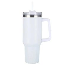 Load image into Gallery viewer, World’s Best Cup: The GetBullish Sticker Tumbler 40 Oz Handle Travel Mug - Choose Your Own Sticker Pack