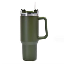 Load image into Gallery viewer, World’s Best Cup: The GetBullish Sticker Tumbler 40 Oz Handle Travel Mug - Choose Your Own Sticker Pack