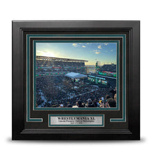 Load image into Gallery viewer, WrestleMania XL at Lincoln Financial Field 8" x 10" Framed WWE Wrestling Stadium Photo