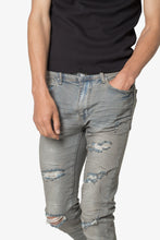 Load image into Gallery viewer, X607 Painted Skinny Denim - Blue