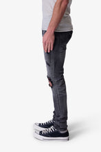 Load image into Gallery viewer, X738 Chewed Up Denim - Washed Black