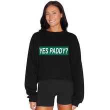 Load image into Gallery viewer, Yes Paddy Block Black Crewneck