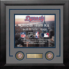 Load image into Gallery viewer, New York Yankees Custom MLB Baseball 16x20 Picture Frame Kit (Multiple Colors)