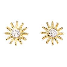 Load image into Gallery viewer, You Are My Sunshine Treasure Box Earrings | Sun-shaped Earrings in a Box | Gift for Her