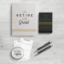 Load image into Gallery viewer, You Can't Retire From Being Great Coptic Bound Journal Notebook