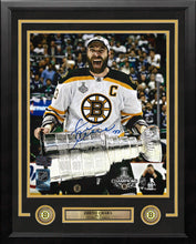 Load image into Gallery viewer, Zdeno Chara 2011 Stanley Cup Boston Bruins Autographed 16" x 20" Framed Hockey Photo