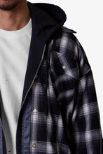 Load image into Gallery viewer, Zipped Up Flannel Jacket - Black