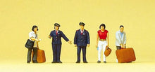 Load image into Gallery viewer, Preiser 10570 HO Scale Railroad Personnel -- Chinese Personnel &amp; Passengers (5)