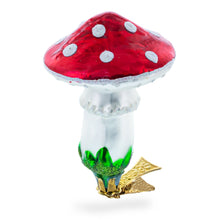 Load image into Gallery viewer, Mushroom Clip on Glass Ornaments