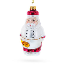 Load image into Gallery viewer, Santa the Cook Glass Christmas Ornament