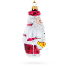 Load image into Gallery viewer, Santa the Cook Glass Christmas Ornament
