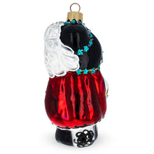 Load image into Gallery viewer, Puss in Boots Wearing Ornate Suit Glass Christmas Ornament