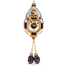 Load image into Gallery viewer, Traditional German Cuckoo Clock Glass Christmas Ornament