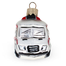Load image into Gallery viewer, Emergency Vehicle Ambulance Car Mini Glass Christmas Ornament