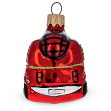Load image into Gallery viewer, Red Firefighting Truck Mini Glass Christmas Ornament