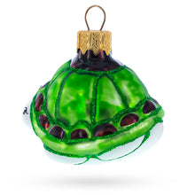 Load image into Gallery viewer, Turtle with Glittered Shell Mini Glass Christmas Ornament