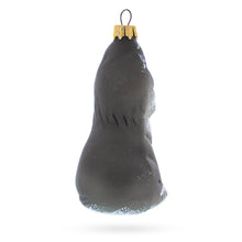 Load image into Gallery viewer, Gray Wolf Glass Christmas Ornament