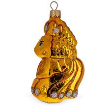 Load image into Gallery viewer, Shiny Goldfish with Scales Glass Christmas Ornament
