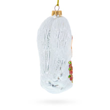 Load image into Gallery viewer, Guardian Angel Playing Mandolin Glass Christmas Ornament