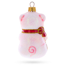 Load image into Gallery viewer, Pig with Gifts Glass Christmas Ornament
