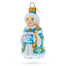 Load image into Gallery viewer, Snigurochka Snow Maiden Glass Christmas Ornament