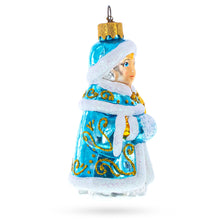 Load image into Gallery viewer, Snigurochka Snow Maiden Glass Christmas Ornament