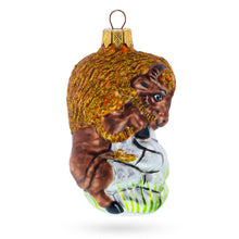 Load image into Gallery viewer, Bison Glass Christmas Ornament
