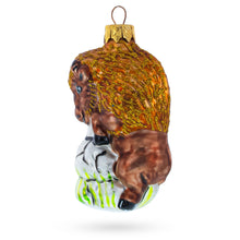 Load image into Gallery viewer, Bison Glass Christmas Ornament