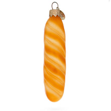 Load image into Gallery viewer, French Baguet Glass Christmas Ornament
