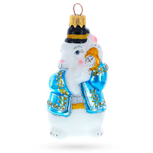 Load image into Gallery viewer, The White Rabbit Holding Watch Glass Christmas Ornament