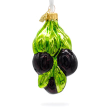 Load image into Gallery viewer, Black Olives Glass Christmas Ornament
